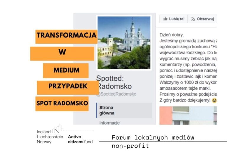 Transformacja Społecznościowej Strony na Facebooku – Przypadek Spot Radomsko